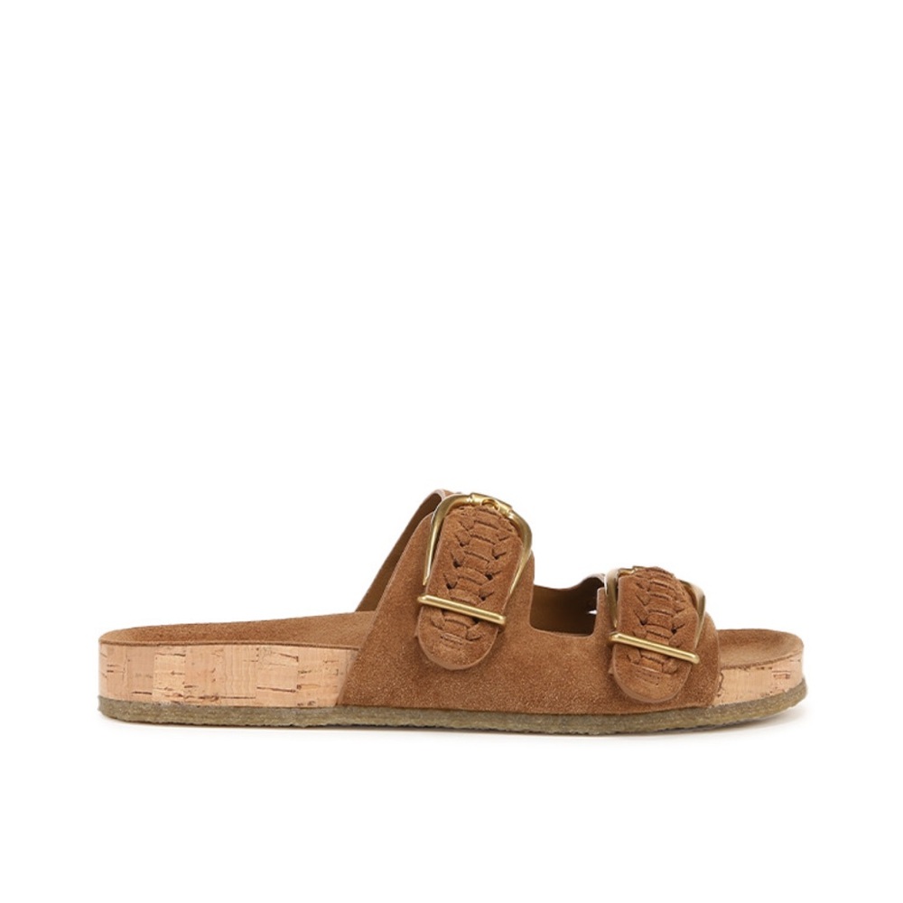 Veronica Beard Paige Sandal in Hazelwood - Picture 2 of 9